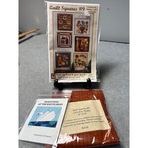 Celebrate the Holidays with Small Quilt Squares #9 Let’s Give Thanks Kit with Fa